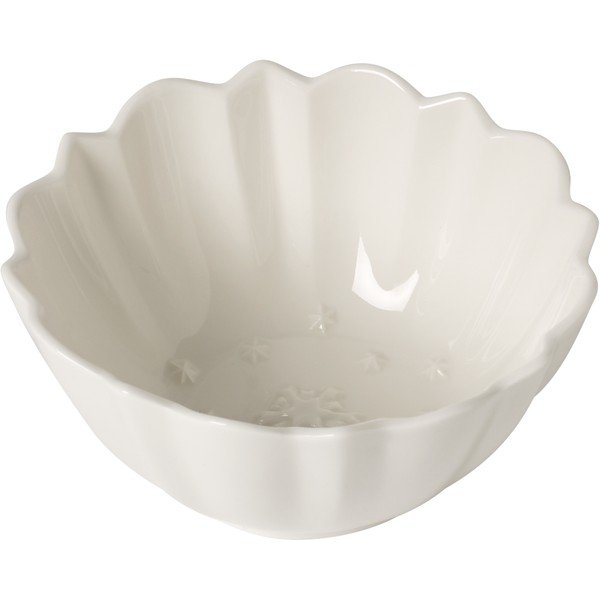 Bela porcelanasta skleda z božičnim motivom Villeroy&Boch, ø 14,5 cm-image-2