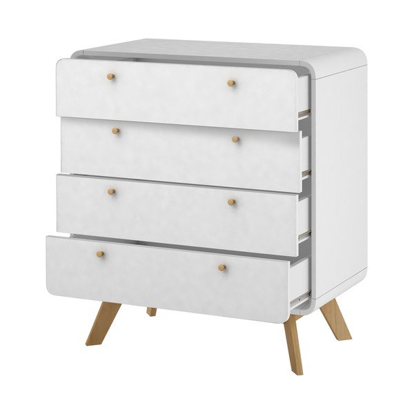 Bela visoka komoda 80x88 cm Caitlin – Støraa-image-3