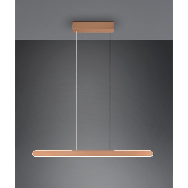 Rjava LED viseča svetilka Helios – Trio-image-1