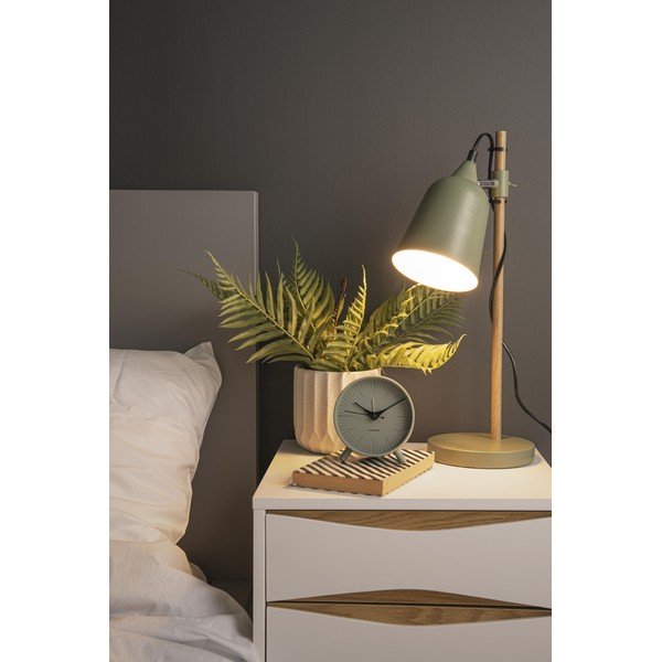 Zelena kovinska budilka Karlsson Index, ø 11 cm-image-1