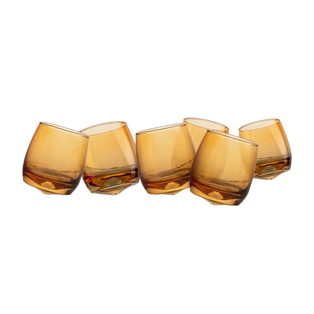 Kozarci v kompletu 6 ks za viski 200 ml Rocking Whiskey