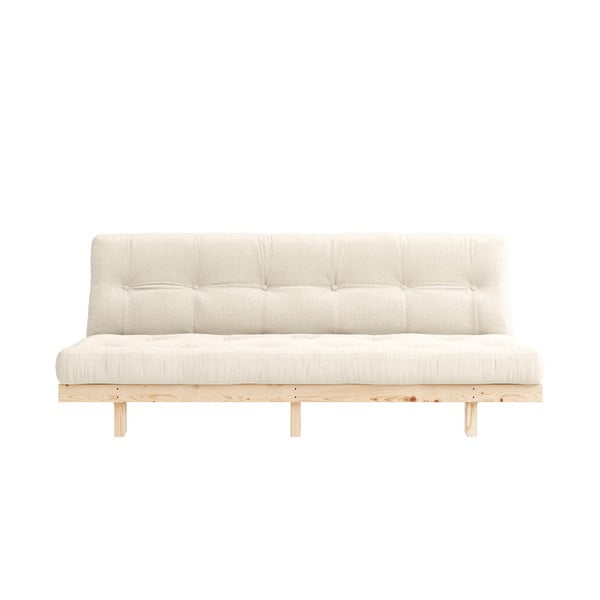 Sivo- bež lanena sedežna garnitura 200 cm Lean – Karup Design