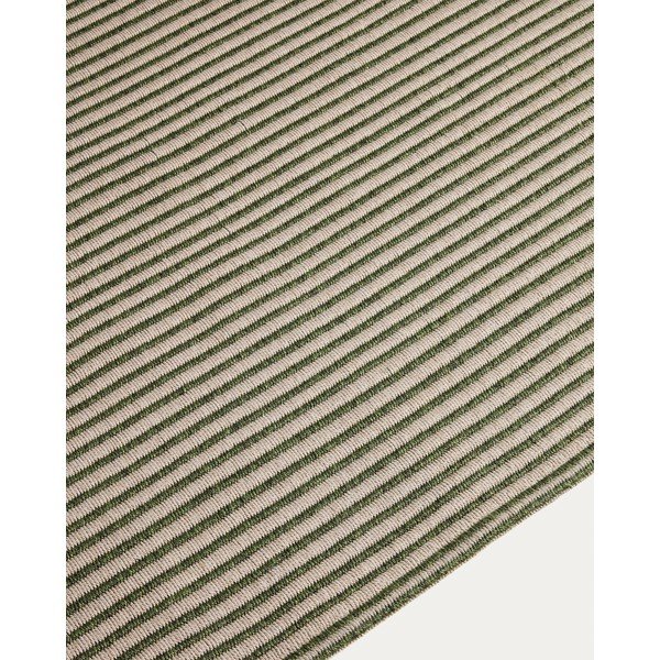 Zelena/bež notranja in zunanja preproga 160x230 cm Ardelia – Kave Home-image-3