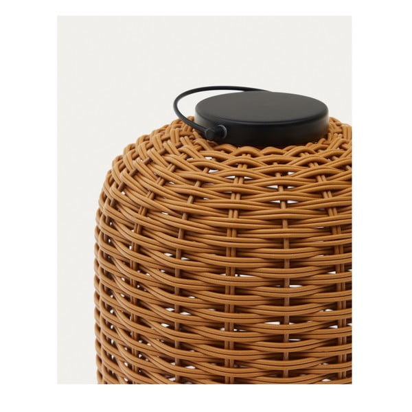 LED zatemnitvena namizna svetilka v naravni barvi (višina 37 cm) Saranella – Kave Home-image-3