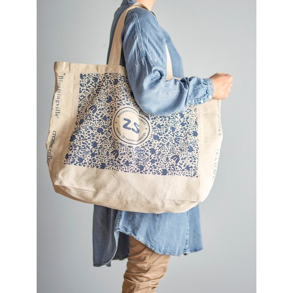 Bombažna nakupovalna vrečka Anniversary – Bloomingville-image-3