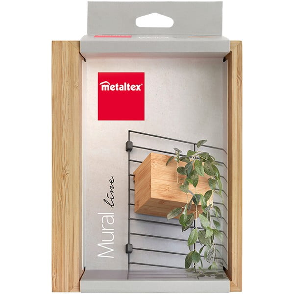 Bambusov element - škatla za shranjevanje v naravni barvi 19x15 cm Mural – Metaltex-image-2