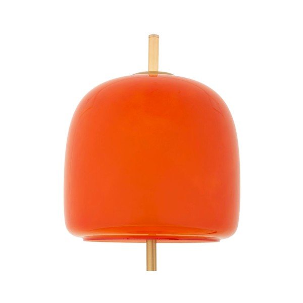 Oranžna/v zlati barvi kovinska namizna svetilka s steklenim senčilom (višina 53 cm) Oldy – Mauro Ferretti-image-2