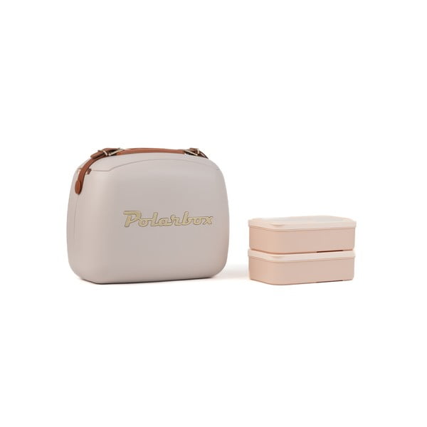 Prašno rožnata hladilna torba 6 l Classic Gold – Polarbox