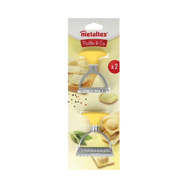 Komplet 2 žigov za raviole Metaltex Viva Italia