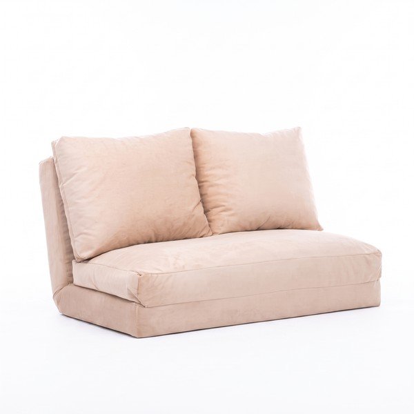 Kremno bela raztegljiva sedežna garnitura 120 cm Taida – Balcab Home