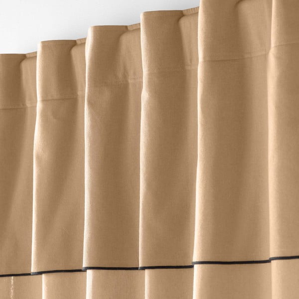 Svetlo rjava zavesa 140x240 cm Mistraline – douceur d'intérieur-image-1