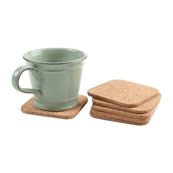 Komplet 4 plutovinastih kvadratnih podstavkov T&G Woodware Podstavki