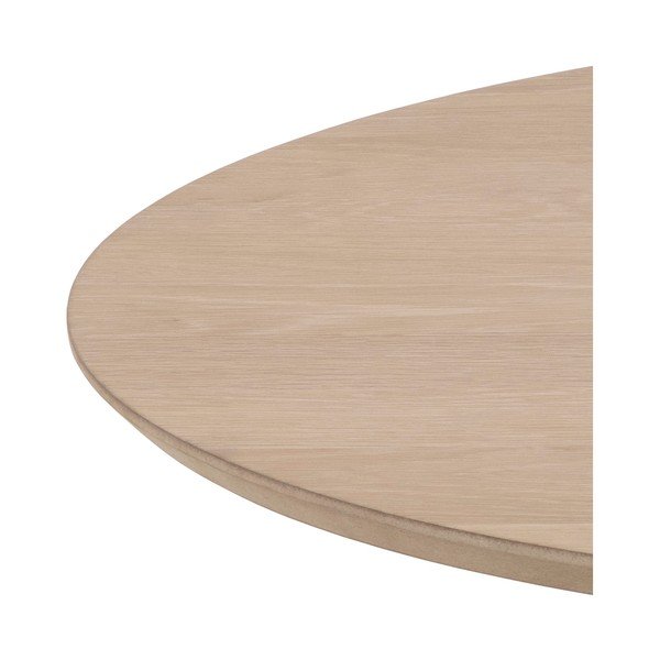 Okrogla mizica v hrastovem dekorju ø 80 cm Christo - Actona-image-3