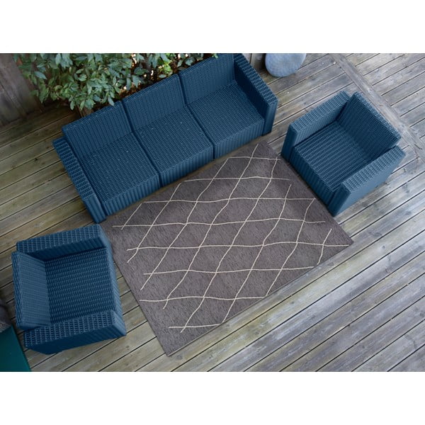 Siva zunanja preproga Universal Sigrid, 77 x 150 cm-image-1