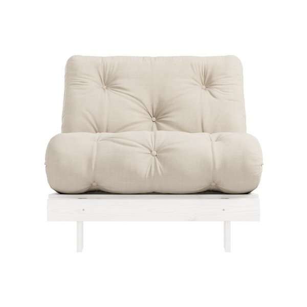 Raztegljiv fotelj Karup Design Roots White/Beige-image-1