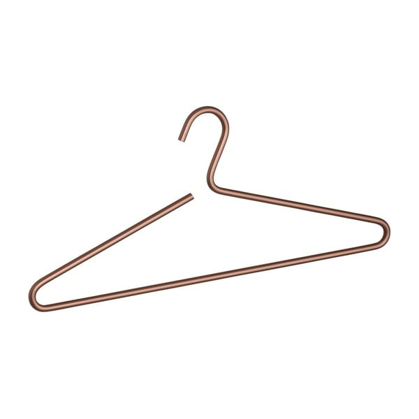 Aluminijast obešalnik za oblačila v bakreni barvi Wenko Lux-image-1