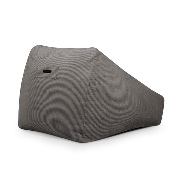 Črna vreča za sedenje iz rebrastega žameta Sofa Snug – SLOWDOWN-image-3