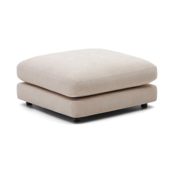 Bež tabure iz šenilje Gala – Kave Home-image-2