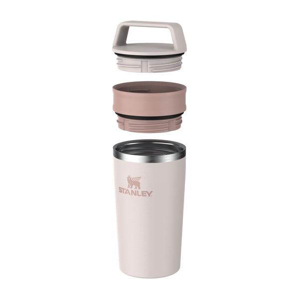 Svetlo rožnat termo lonček iz nerjavečega jekla 350 ml Café-To-Go Rose Quartz – Stanley-image-3