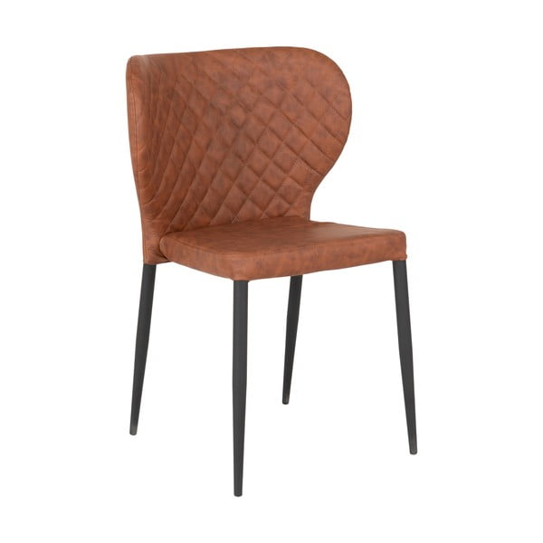 Jedilni stoli v kompletu 4 ks v konjak rjavi barvi Pisa – House Nordic