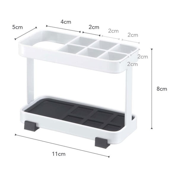 Belo stojalo za zobne ščetke in zobno pasto YAMAZAKI Tower-image-2