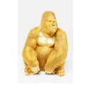 Dekorativna skulptura v zlati barvi Kare Design Gorila