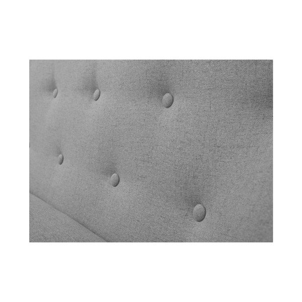 Svetlo siva dvosedežna zofa z rjavimi nogami Mazzini Sofas Piemont-image-4