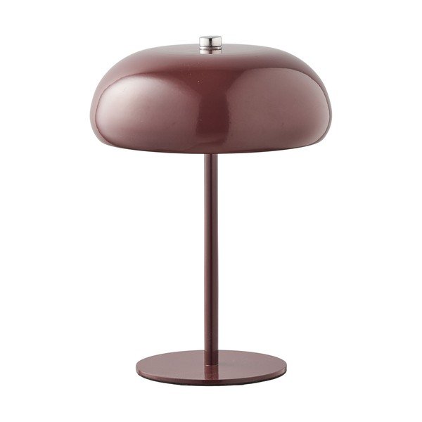 Bordo rdeča kovinska namizna svetilka (višina 23 cm) Margate – House Nordic