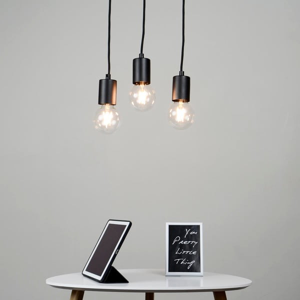 Črna viseča svetilka Sotto Luce Cero Basic-image-1