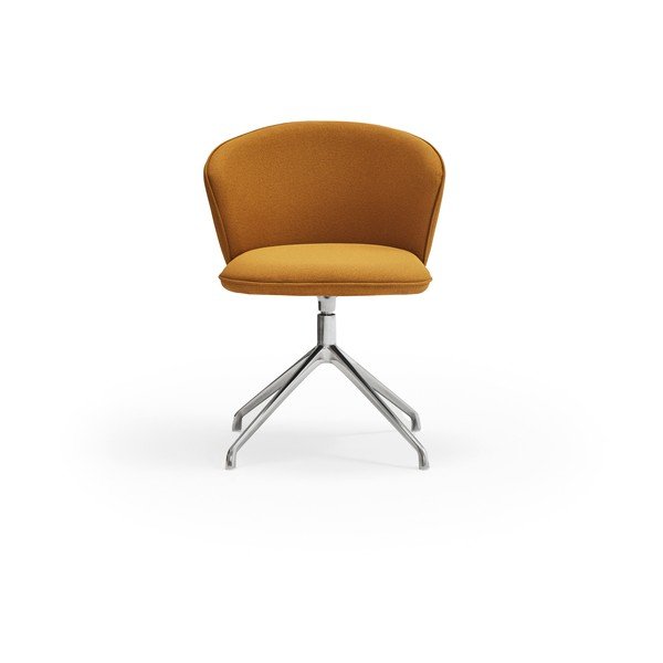 Gorčično rumeni oblazinjeni jedilni stoli v kompletu 2 ks Add – Teulat-image-1