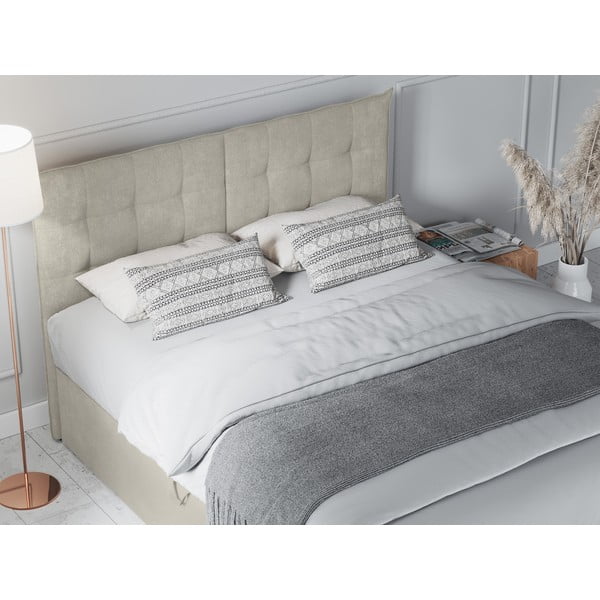 Bež zakonska postelja Mazzini Beds Echaveria, 160 x 200 cm-image-1