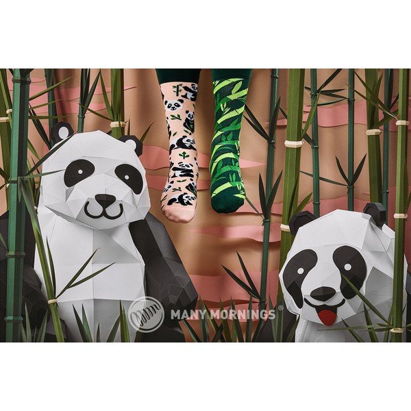 Nogavice Many Mornings Sweet Panda, velikost 39-42-image-1