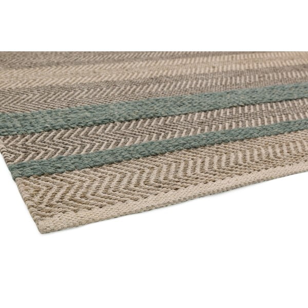 Rjavo-turkizna preproga Azijske preproge Polja, 160 x 230 cm-image-3