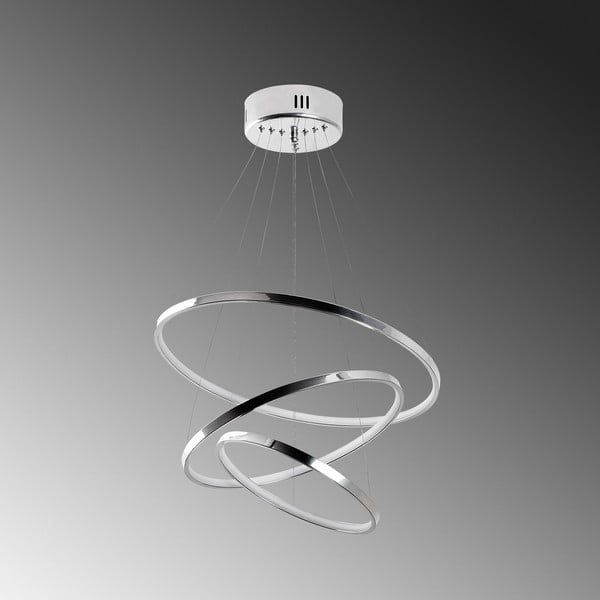 LED viseča svetilka v srebrni barvi ø 50 cm Simit – Opviq lights-image-3