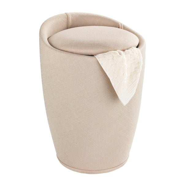 Bež košza perilo in stolček v enem Wenko Linen Look-image-2
