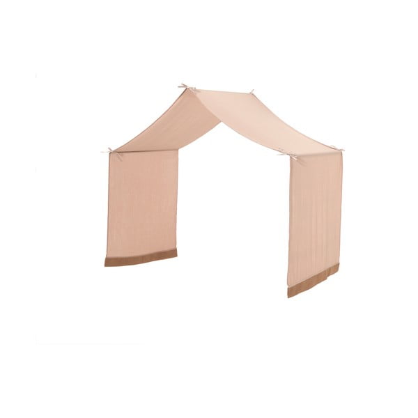 Svetlo rjava bombažna otroška zavesa za posteljo 86x414 cm Forrest – Vipack