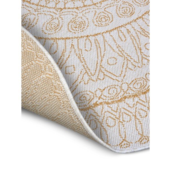 Kremno bela okrogla preproga ø 120 cm Spirit – Hanse Home-image-2