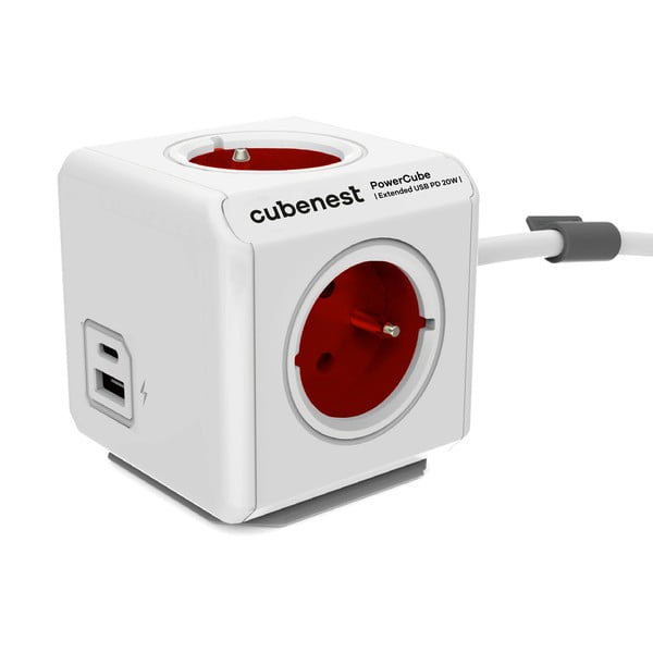 Razdelilec PowerCube Extended USB – Cubenest