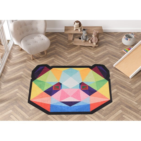Pralna otroška preproga ø120 cm Rainbow Panda – Vitaus-image-1