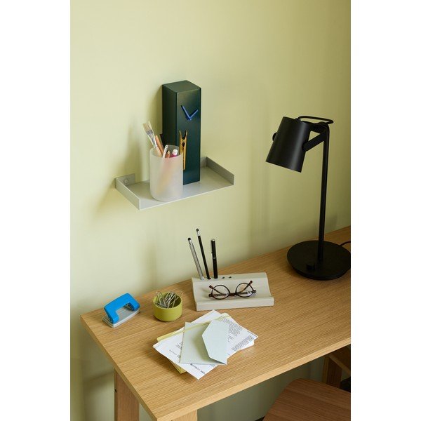 Svetlo siva kovinska polica 30 cm Sheets – Hübsch-image-1