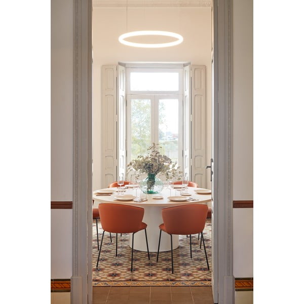 Oranžni oblazinjeni jedilni stoli v kompletu 2 ks Add – Teulat-image-1