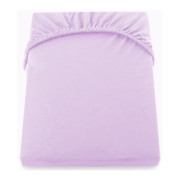 DecoKing Nefrit svetlo vijolična elastična rjuha, 80 - 90 cm