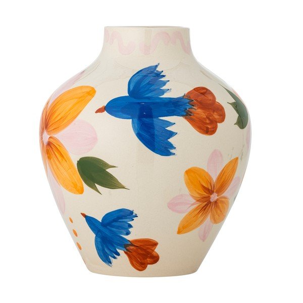 Ročno poslikana vaza iz kamenine (višina 27 cm) Maricala – Bloomingville