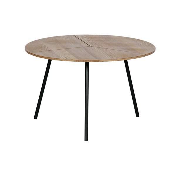 Rjava klubska mizica WOOOD Rodi, ⌀ 60 cm-image-1