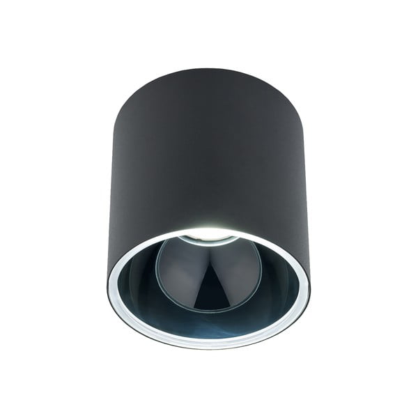 Črna stropna svetilka s kovinskim senčnikom 13x13 cm Arch - Markslöjd