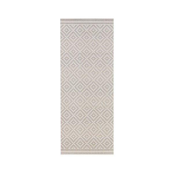 Siva in krem tekalna plast, primerna za uporabo na prostem NORTHRUGS Meadow, 80 x 200 cm