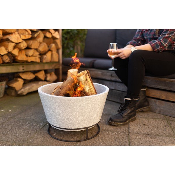 Keramični kamin na podstavku Esschert Design