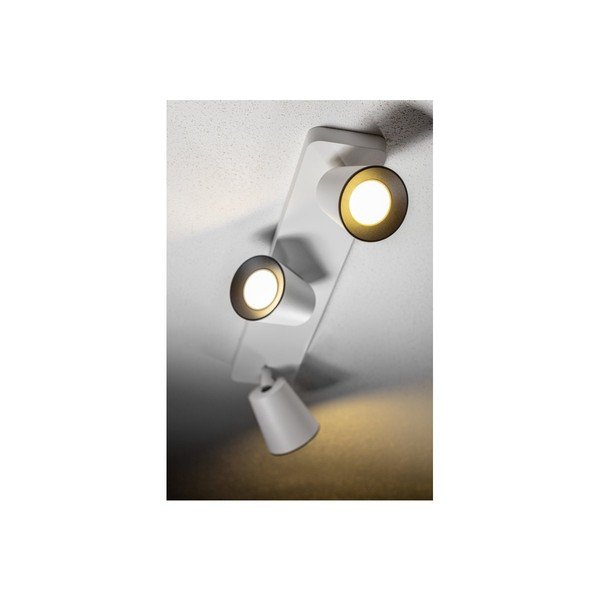 Bela stropna svetilka s kovinskim senčilom 9x53 cm Elli – GTV-image-1