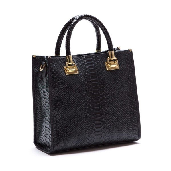 Usnjena torbica Luisa Vannini 8032 Nero-image-2