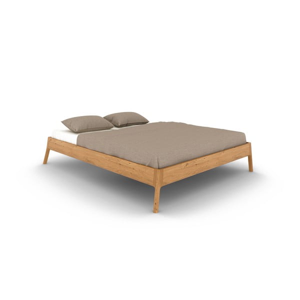 Zakonska postelja iz masivnega hrasta 180x200 cm Twig – The Beds